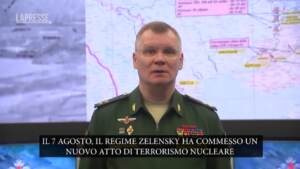 Ucraina, Mosca accusa Kiev di “terrorismo nucleare” a Zaporizhzhia