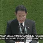 Giappone, il premier Kishida: “La minaccia nucleare è reale”