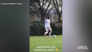 Elezioni, Renzi posta video prima di ufficialità accordo con Calenda: “Anche in politica servono gli assist”