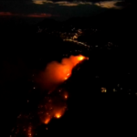 Incendio in Montenegro, in fiamme migliaia di acri di foresta