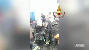 Forti piogge sulle Eolie: a Stromboli interventi dei vigili del fuoco