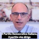 Elezioni, anche Letta come Meloni fa un video in diverse lingue: “Pd europeista”