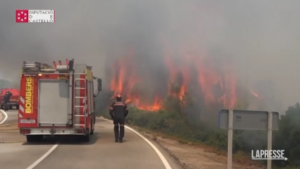 Spagna, vigili del fuoco alle prese con diversi incendi scoppiati in varie regioni del Paese