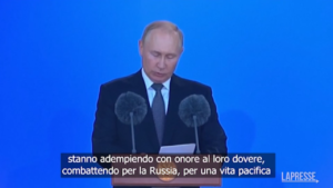 Ucraina, Putin: “Stiamo liberando il Donbass”