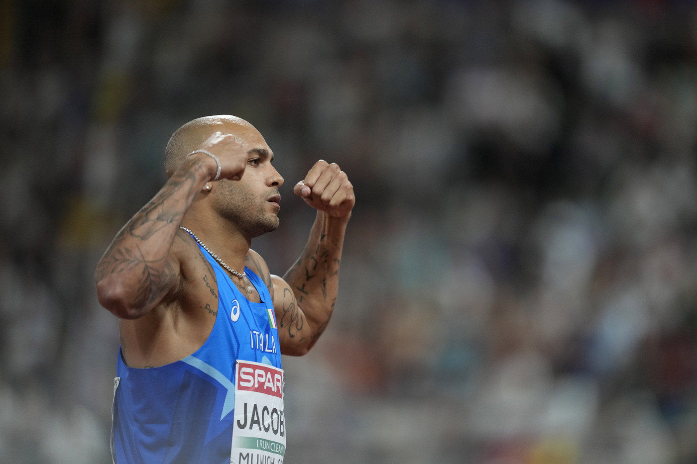 Europei Monaco, Marcell Jacobs rientra e trionfa nei 100 metri in 9″95