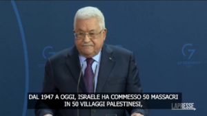 Mahmoud Abbas: “50 olocausti commessi da Israele in 50 villaggi”