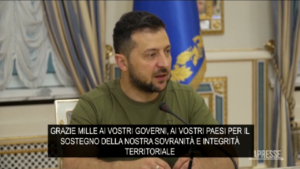 Ucraina, Zelensky ai sindaci di Eurocities: “Grazie, vostro aiuto è molto importante”