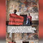 Clima, blitz degli attivisti di Ultima Generazione a Padova