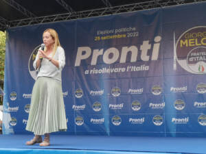 Elezioni, Giorgia Meloni inizia la campagna elettorale ad Ancona