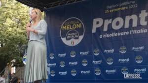 Meloni: “Nell’Italia che voglio governare io bisogna premiare il merito”