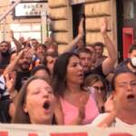 Napoli, disoccupati in piazza: ‘Saremo ad ogni comizio elettorale, lavore tema centrale per il futuro’