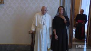 Il Papa incontra la presidente ungherese Novák
