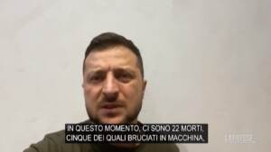 Zelensky: “Finora 22 morti nell’attacco russo alla stazione di Chaplyne”