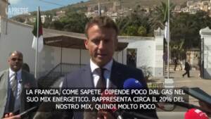 Gas, Macron in Algeria: “Non siamo in concorrenza con l’Italia”