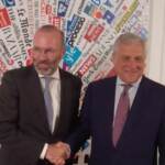 Tajani incontra Weber a Roma: “FI è forza euro-atlantista a garanzia dell’Italia”