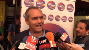 Elezioni, de Magistris: “Unione Popolare la vera sinistra, il resto colori sbiaditi”