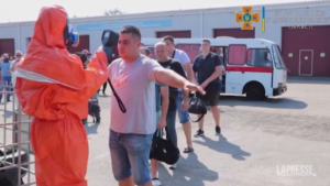 Ucraina, i soccorritori si esercitano per un disastro nucleare