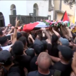 Cisgiordania, i funerali di un palestinese ucciso in raid di Israele