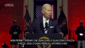 Usa, Biden: “La violenza in politica non può essere normalizzata”