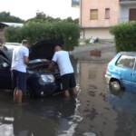 Maltempo: bomba d’acqua a Scalea, strade allagate e auto bloccate