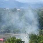 Sulmona, fiamme vicino al super carcere