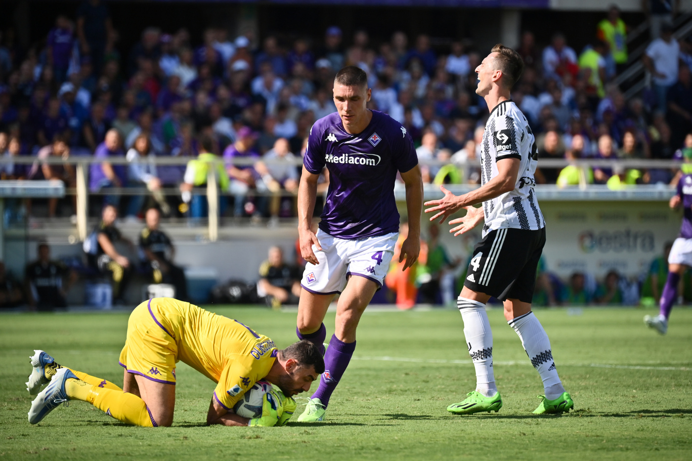 Serie A: Fiorentina-Juventus 1-1, a Milik risponde Kouamé