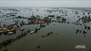 Pakistan, le immagini aeree delle inondazioni