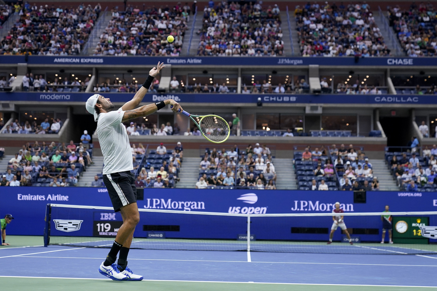 Us Open: Berrettini fuori ai quarti, Ruud vince in 3 set