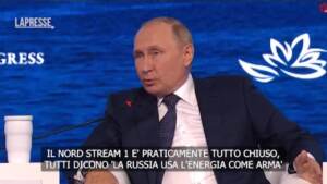 Gas, Putin: “Pronti ad attivare Nord Stream 2”