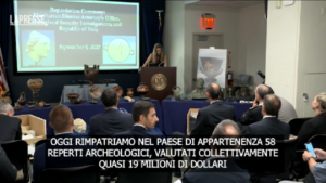 Italia-Usa: New York restituisce 58 reperti archeologici