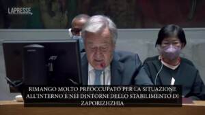 Ucraina, appello di Guterres a Kiev e Mosca: “Stop attività militari a Zaporizhia”