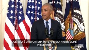 Obama a Biden: “L’America è fortunata ad averti come presidente”