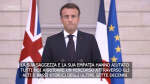 Regina Elisabetta, Macron: “Avvertiamo tutti un senso di vuoto”