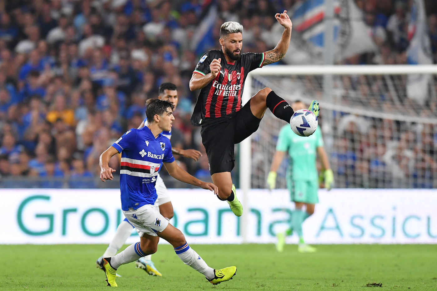 Samp-Milan, 1-2: rossoneri in vetta