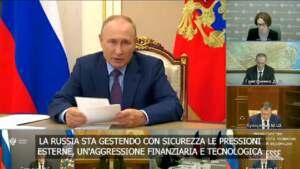 Ucraina, Putin: “Azioni paesi ostili a Mosca imprevedibili e impulsive”