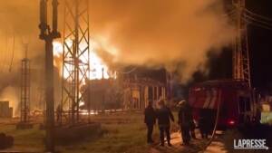 Ucraina, bombardata centrale elettrica a Kharkiv