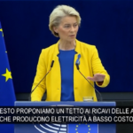 Energia, von der Leyen: “Da tetto ricavi aziende 140 miliardi di euro per gli Stati”
