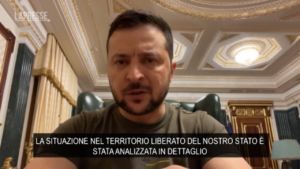 Ucraina, Zelensky: “Prosegue la stabilizzazione dei territori liberati”