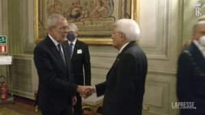 Mattarella incontra il presidente austriaco Van der Bellen