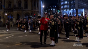 Londra, prove notturne per i funerali della Regina