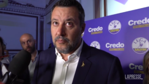 Salvini: “Non seguo le conferenze di Draghi. Miei rapporti con lui? Corretti, da parte mia”