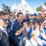 Pontida, Salvini: “Alla faccia di qualcuno siamo migliaia”. Bossi non c’è