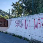 Pontida, all’ingresso spunta scritta ‘Salvini nazi’