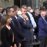San Gennaro: Di Maio, Franceschini, Rosato e Rossi si scambiano un ‘segno di pace’
