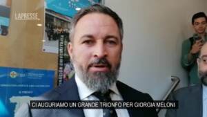 Elezioni, Abascal (Vox): “Auguriamo a Meloni gran trionfo”