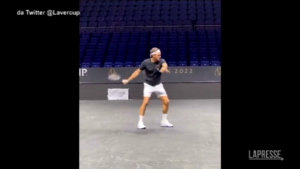 Tennis, Laver Cup: Federer si allena con Tsitsipas prima dell’addio