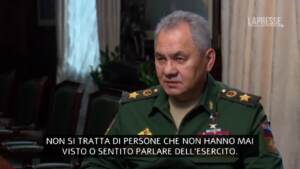 Ucraina, Shoigu: “Mobilitati 300mila riservisti”
