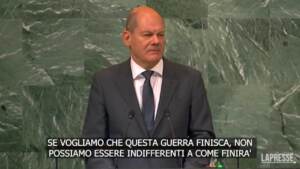 Ucraina, Scholz: “Non accetteremo una pace imposta dalla Russia”