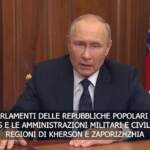 Ucraina, Putin: “Se ci minacciano useremo ogni mezzo”