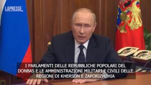 Ucraina, Putin: “Se ci minacciano useremo ogni mezzo”